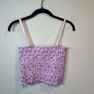 Expand-A-Band Breast Binder Lavender Floral Lined Post Surgical Dry Release  Med